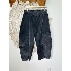 Beau Jours Lagenlook Barrel Leg Corduroy Cargo Pants Size XL